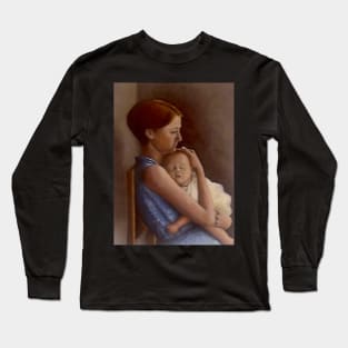 A mothers love - Oil painting by Avril Thomas - Adelaide / South Australia Artist Long Sleeve T-Shirt